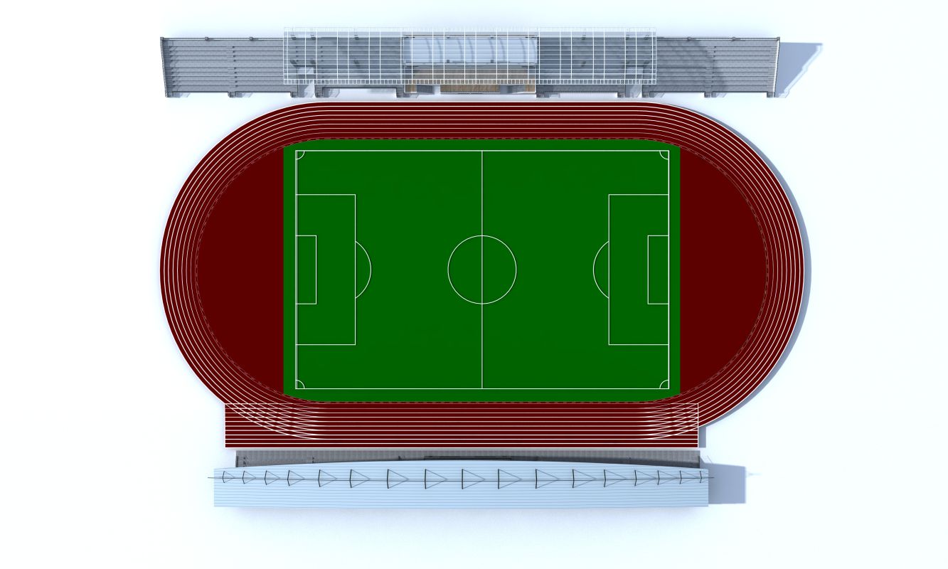 無縫半預(yù)制GSPU自結(jié)紋塑膠跑道