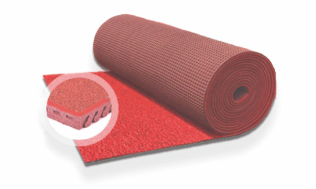 預(yù)制型橡膠跑道卷材