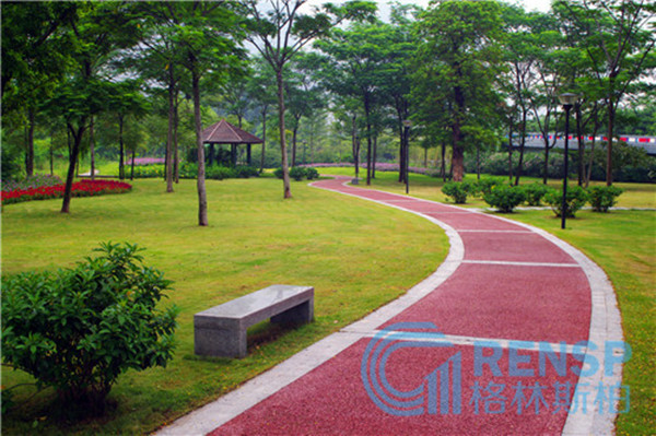 致我們新型，整潔，優(yōu)美的彩石生態(tài)環(huán)保型透水地坪系統(tǒng)