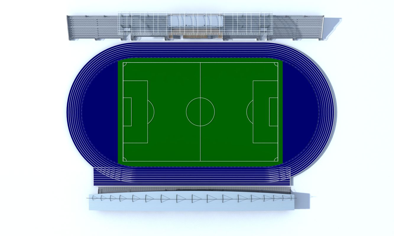 無縫半預(yù)制GSPU自結(jié)紋塑膠跑道